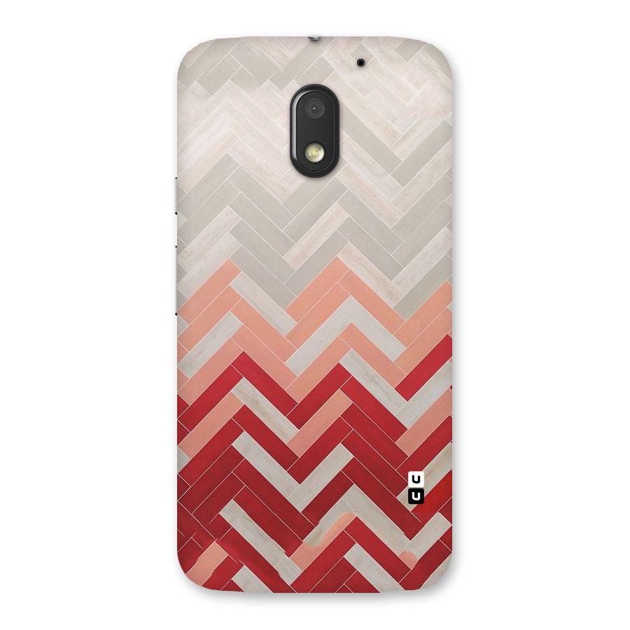 Reds and Greys Back Case for Moto E3 Power