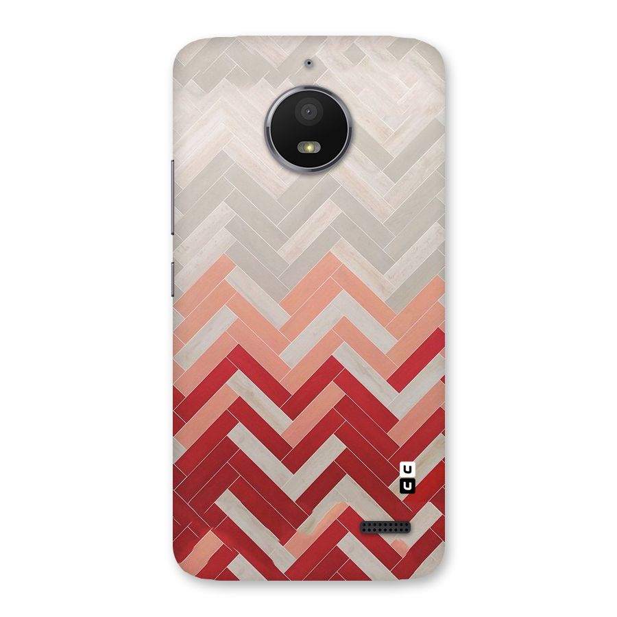 Reds and Greys Back Case for Moto E4
