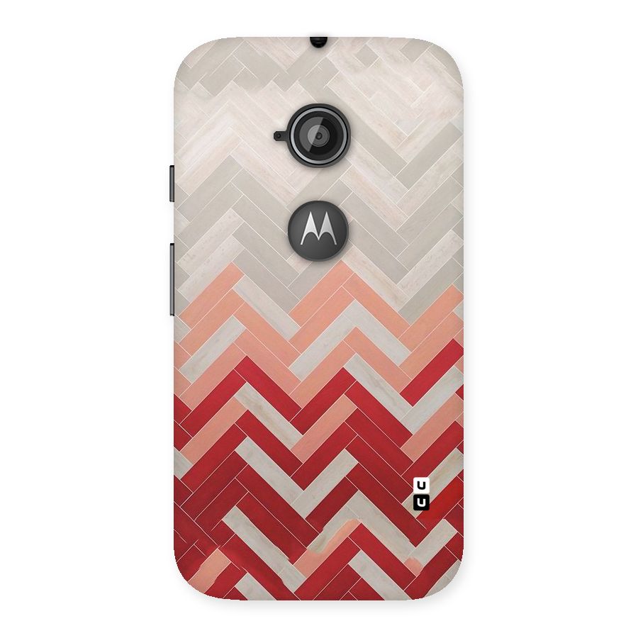 Reds and Greys Back Case for Moto E 2nd Gen