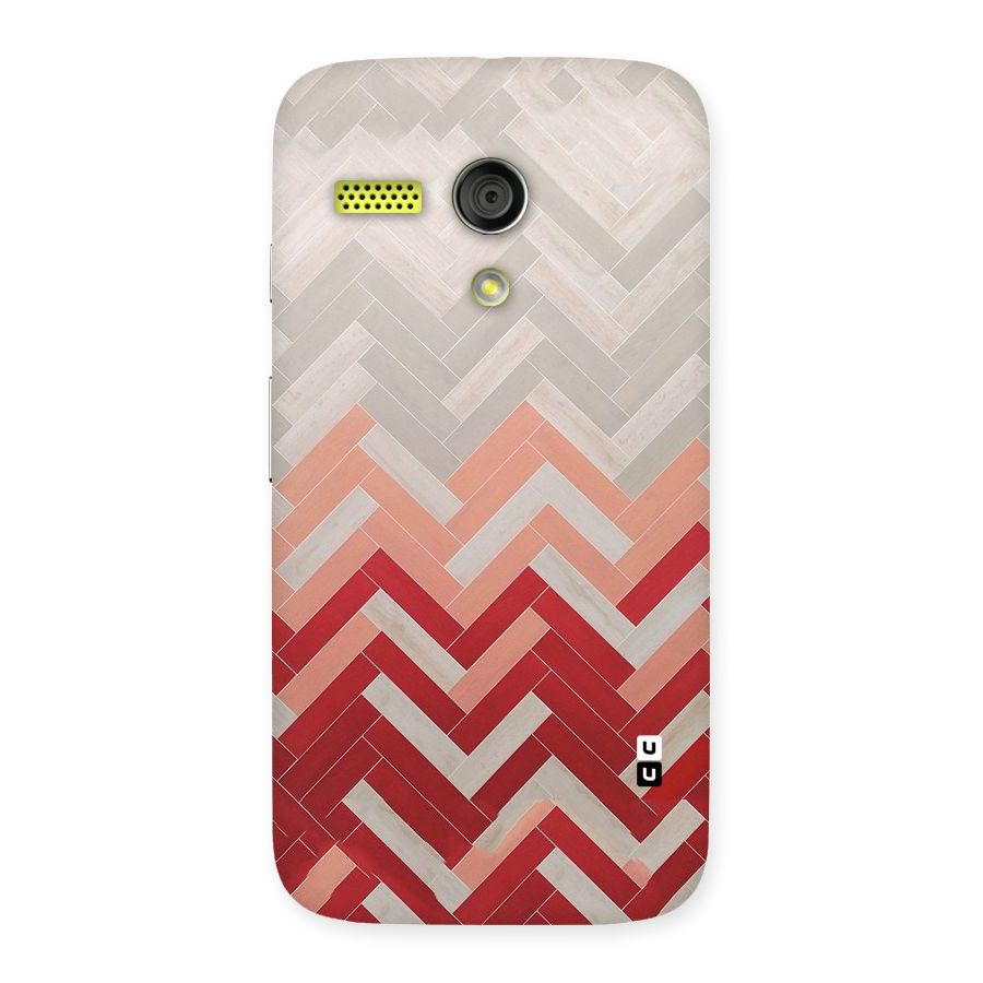Reds and Greys Back Case for Moto G