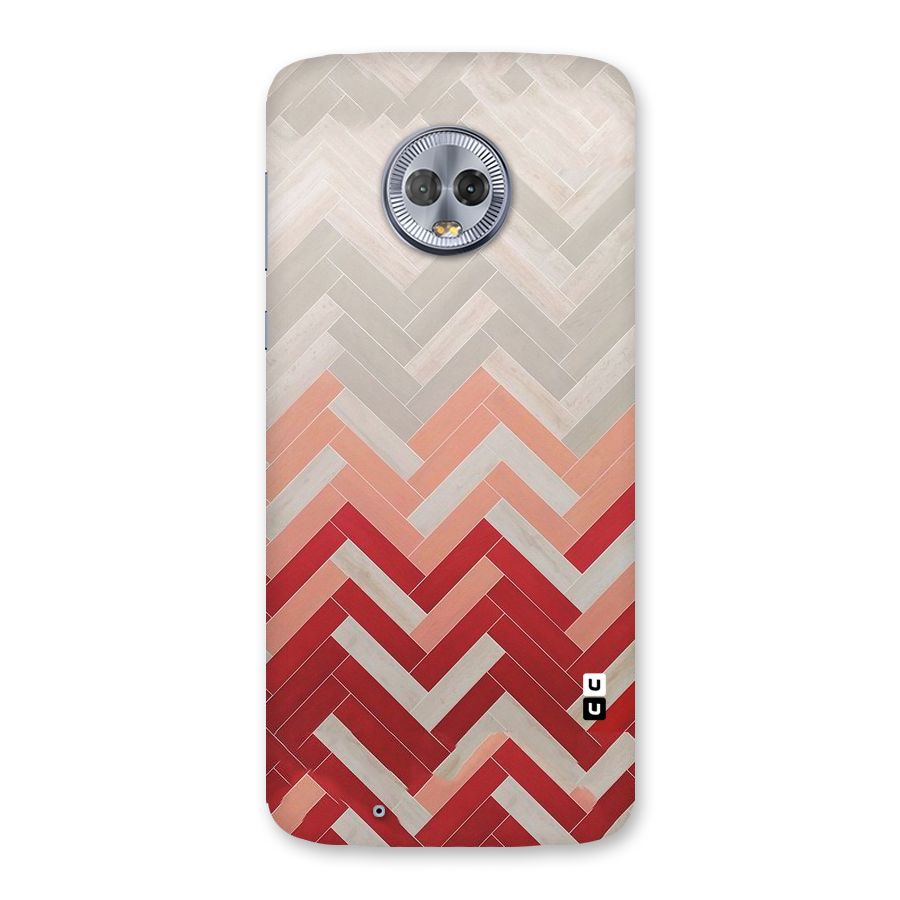 Reds and Greys Back Case for Moto G6