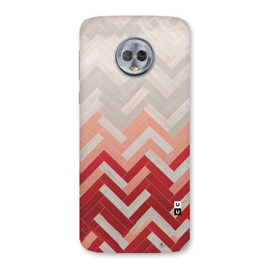 Reds and Greys Back Case for Moto G6 Plus