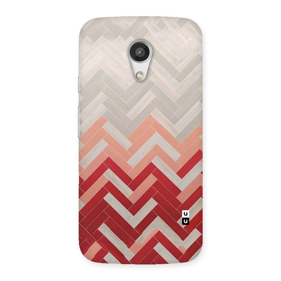 Reds and Greys Back Case for Moto G 2nd Gen