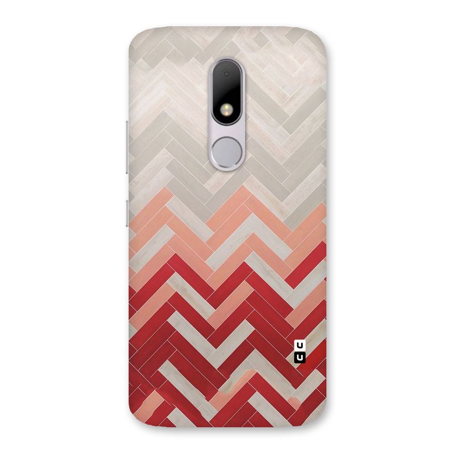 Reds and Greys Back Case for Moto M