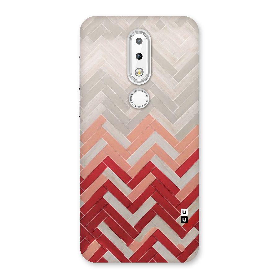 Reds and Greys Back Case for Nokia 6.1 Plus