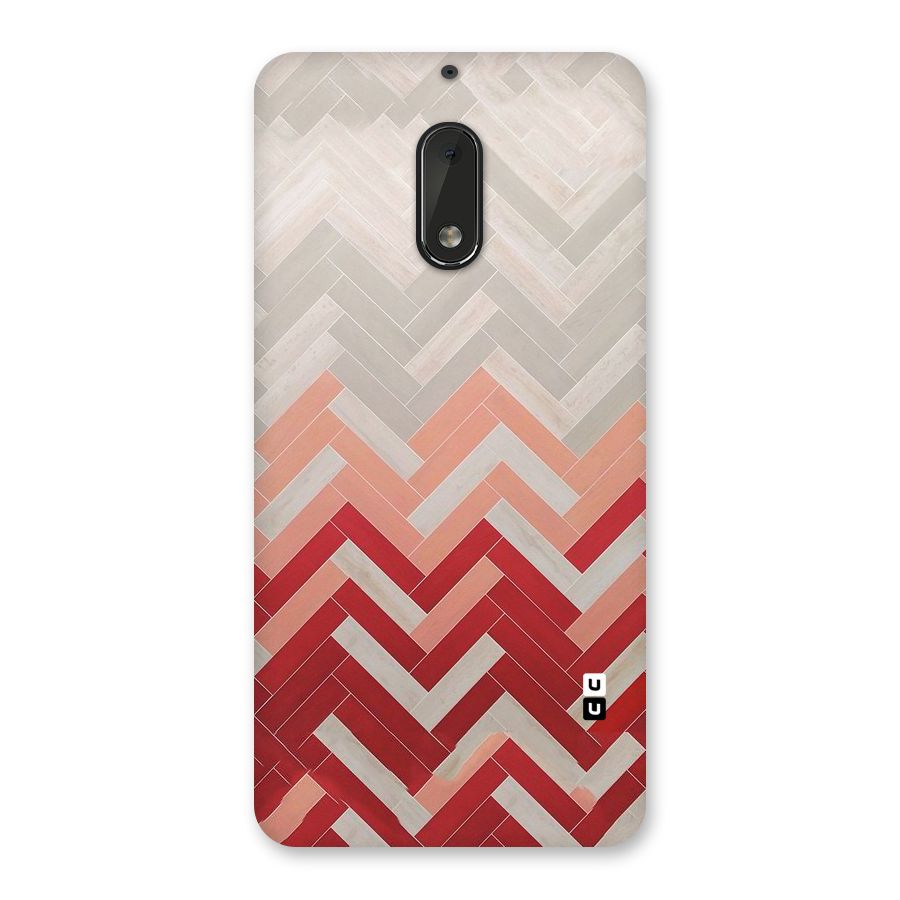 Reds and Greys Back Case for Nokia 6