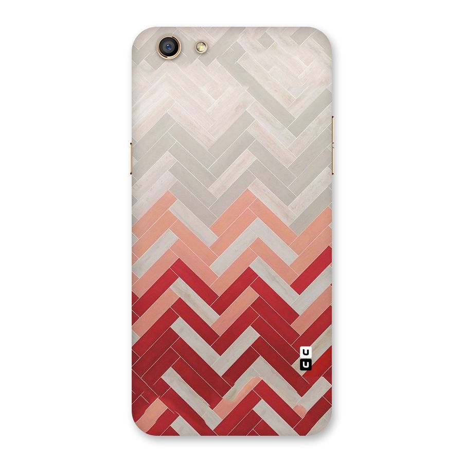 Reds and Greys Back Case for Oppo F3