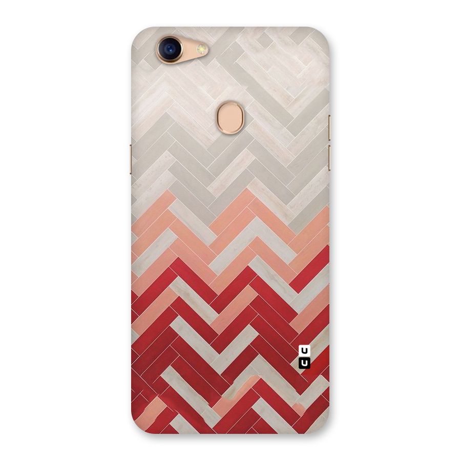 Reds and Greys Back Case for Oppo F5