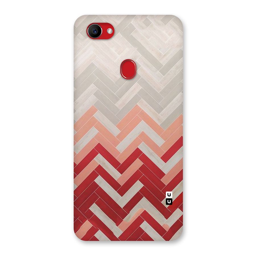 Reds and Greys Back Case for Oppo F7