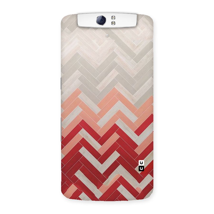 Reds and Greys Back Case for Oppo N1