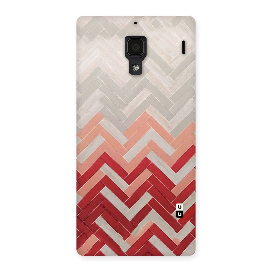 Reds and Greys Back Case for Redmi 1S