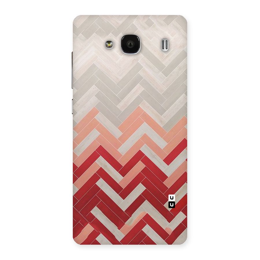 Reds and Greys Back Case for Redmi 2