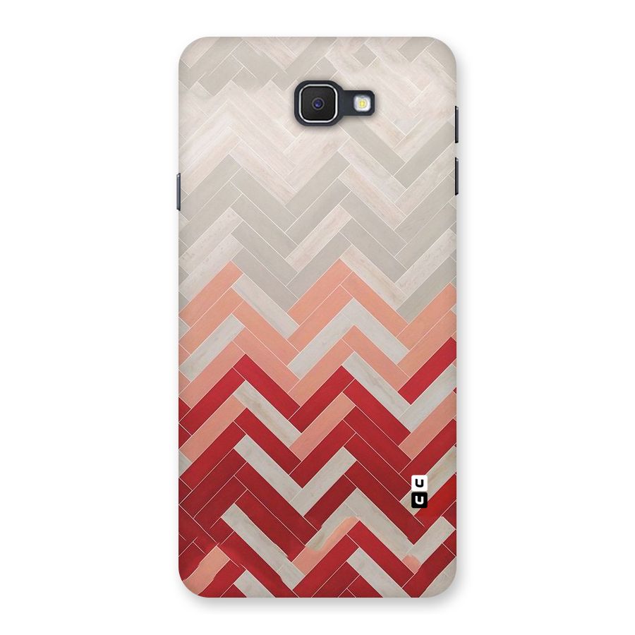 Reds and Greys Back Case for Samsung Galaxy J7 Prime