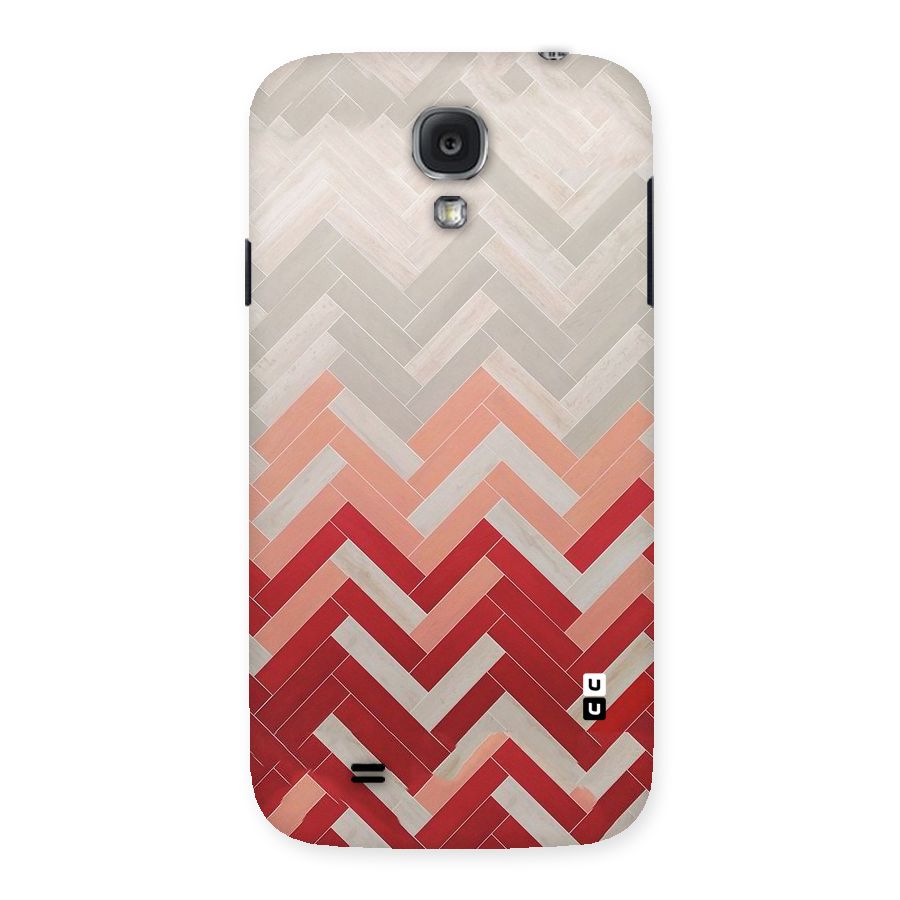 Reds and Greys Back Case for Samsung Galaxy S4