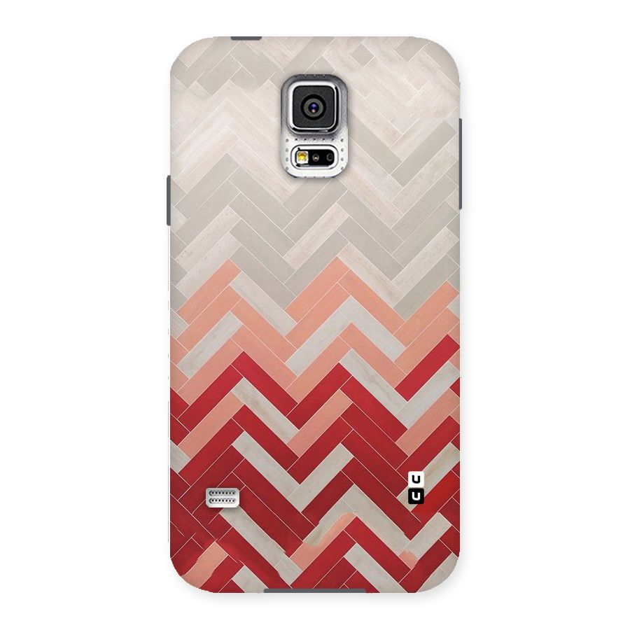 Reds and Greys Back Case for Samsung Galaxy S5
