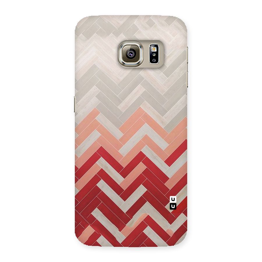 Reds and Greys Back Case for Samsung Galaxy S6 Edge