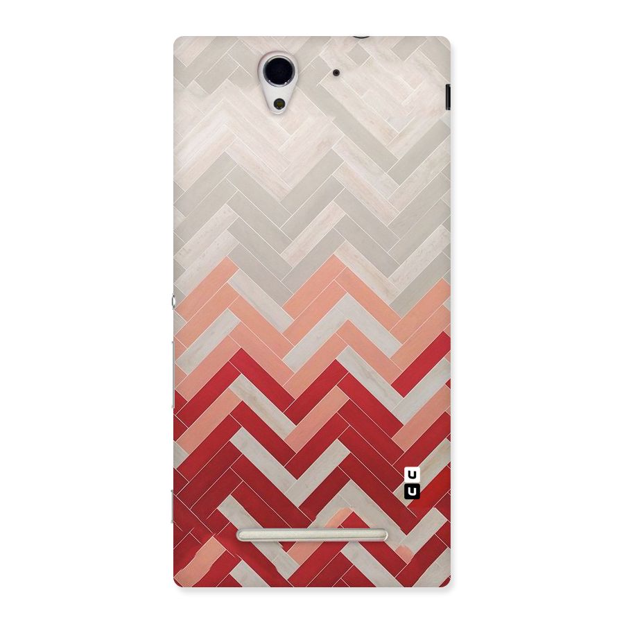 Reds and Greys Back Case for Sony Xperia C3