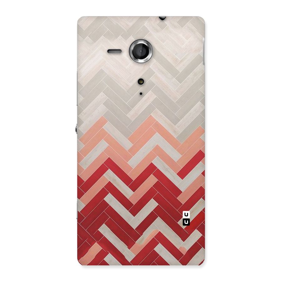 Reds and Greys Back Case for Sony Xperia SP