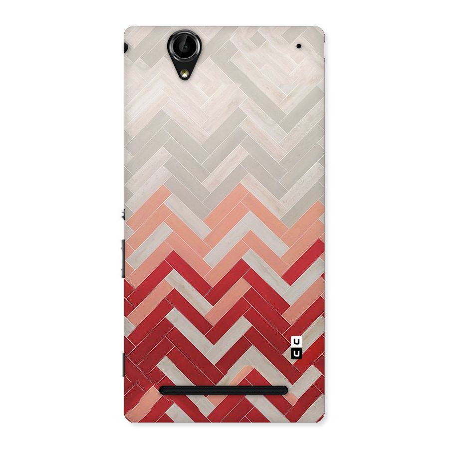 Reds and Greys Back Case for Sony Xperia T2