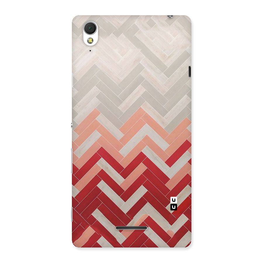 Reds and Greys Back Case for Sony Xperia T3