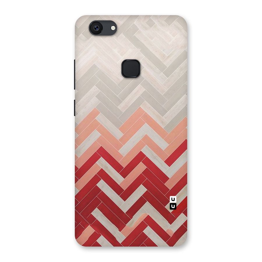 Reds and Greys Back Case for Vivo V7 Plus