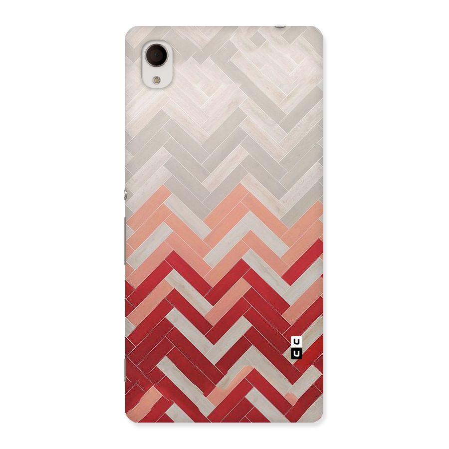 Reds and Greys Back Case for Xperia M4 Aqua