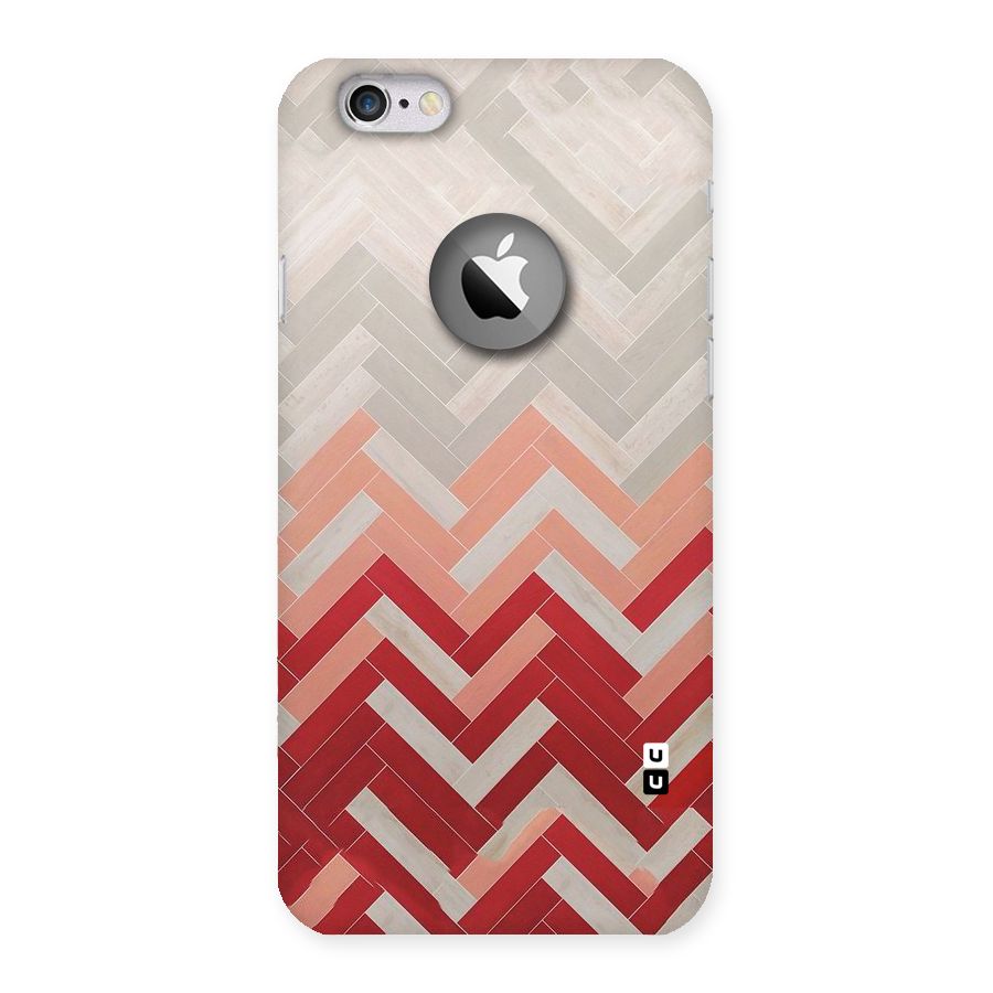 Reds and Greys Back Case for iPhone 6 Logo Cut
