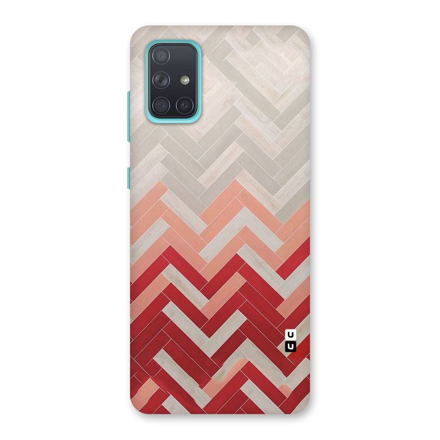 Reds and Greys Back Case for Galaxy A71