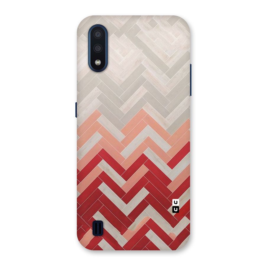 Reds and Greys Back Case for Galaxy M01