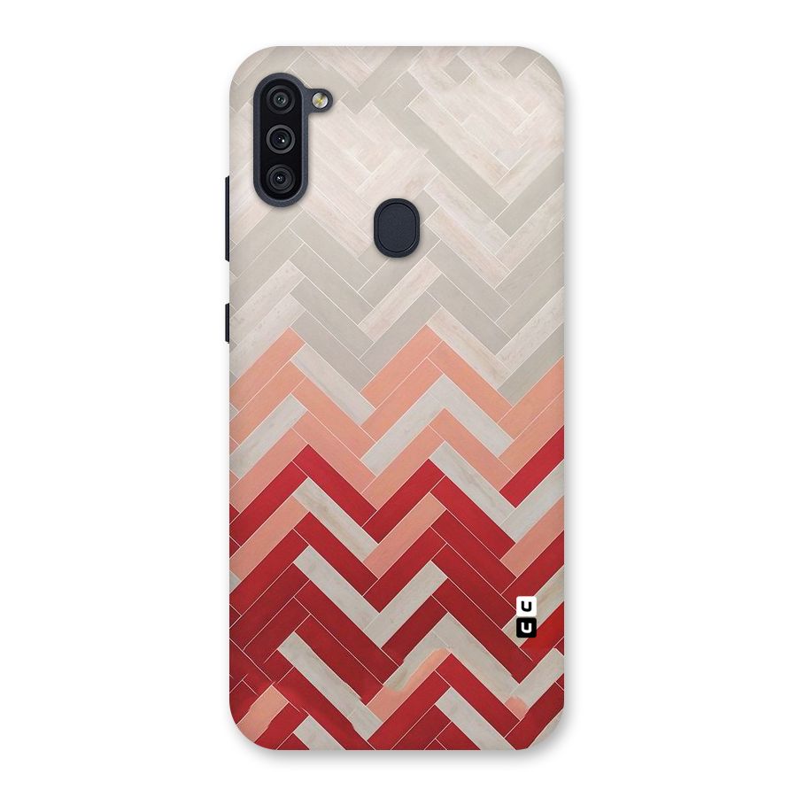 Reds and Greys Back Case for Galaxy M11