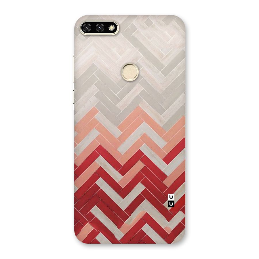 Reds and Greys Back Case for Honor 7A