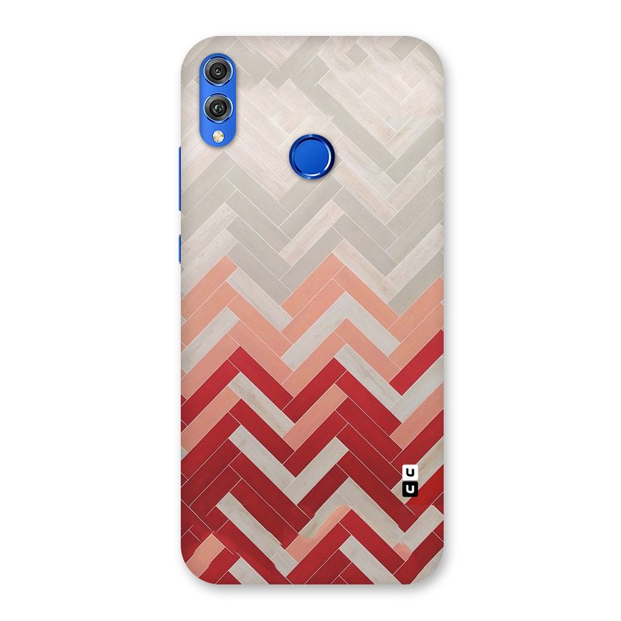 Reds and Greys Back Case for Honor 8X