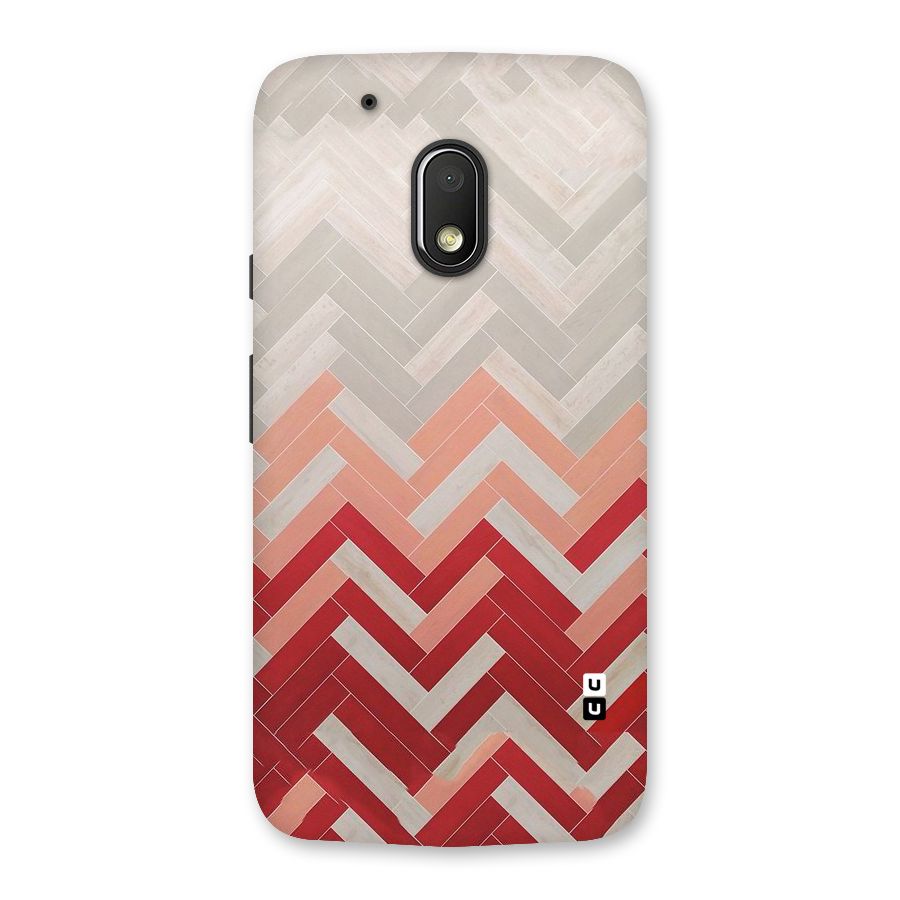 Reds and Greys Back Case for Moto G4 Play