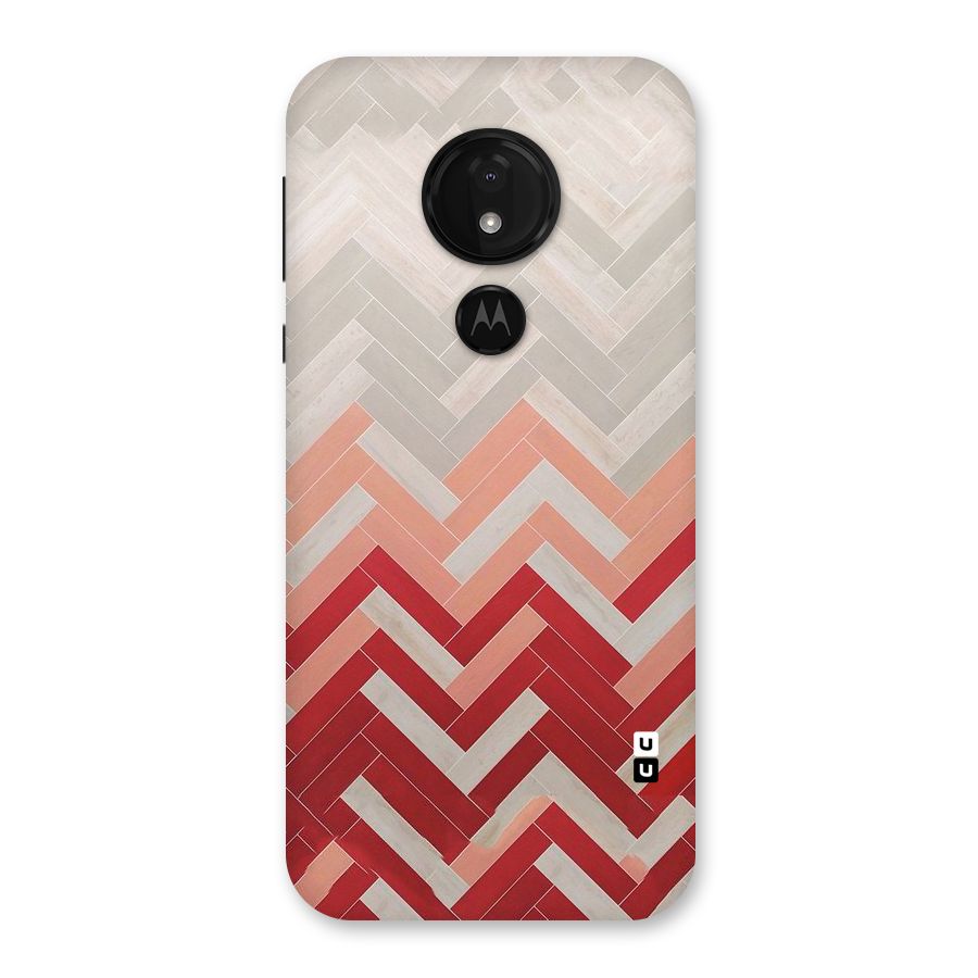 Reds and Greys Back Case for Moto G7 Power