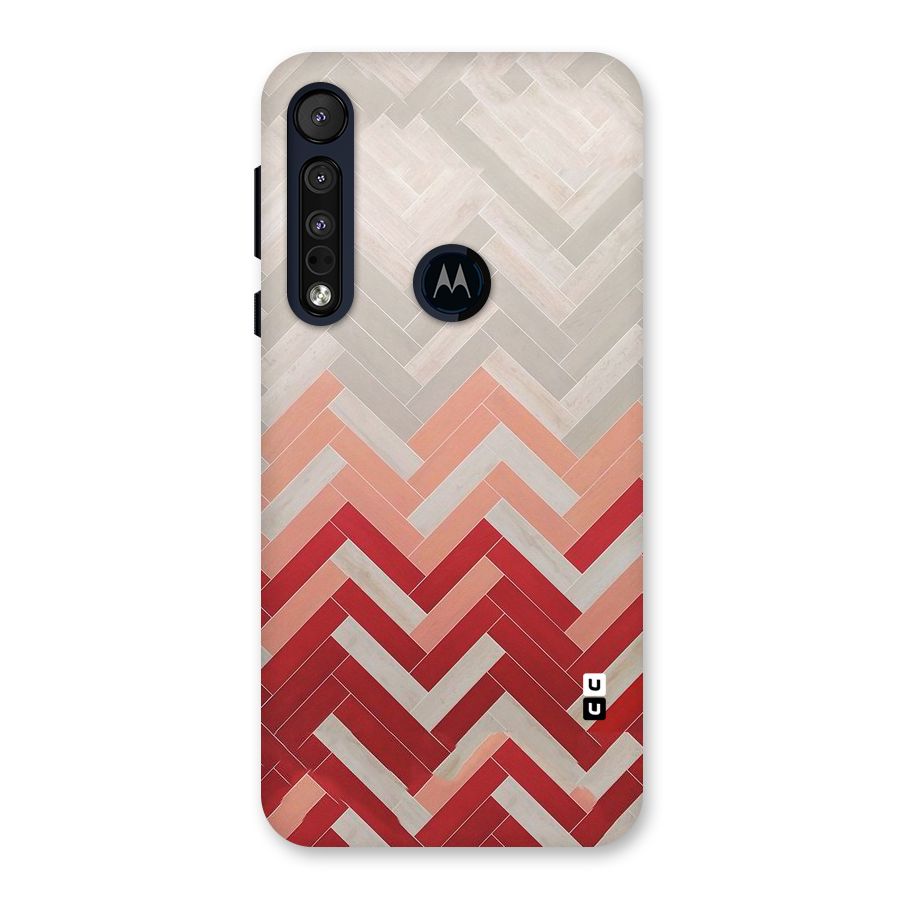 Reds and Greys Back Case for Motorola One Macro