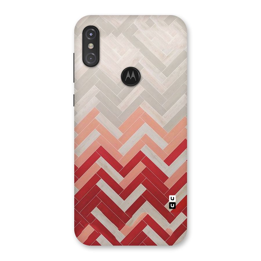 Reds and Greys Back Case for Motorola One Power