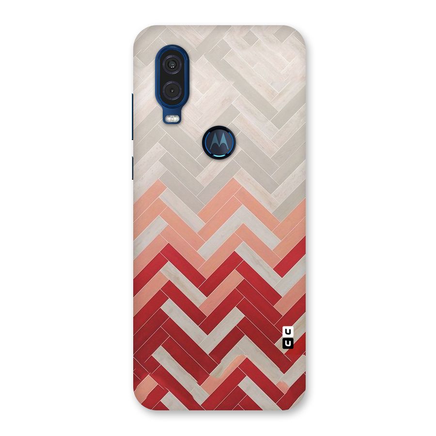 Reds and Greys Back Case for Motorola One Vision