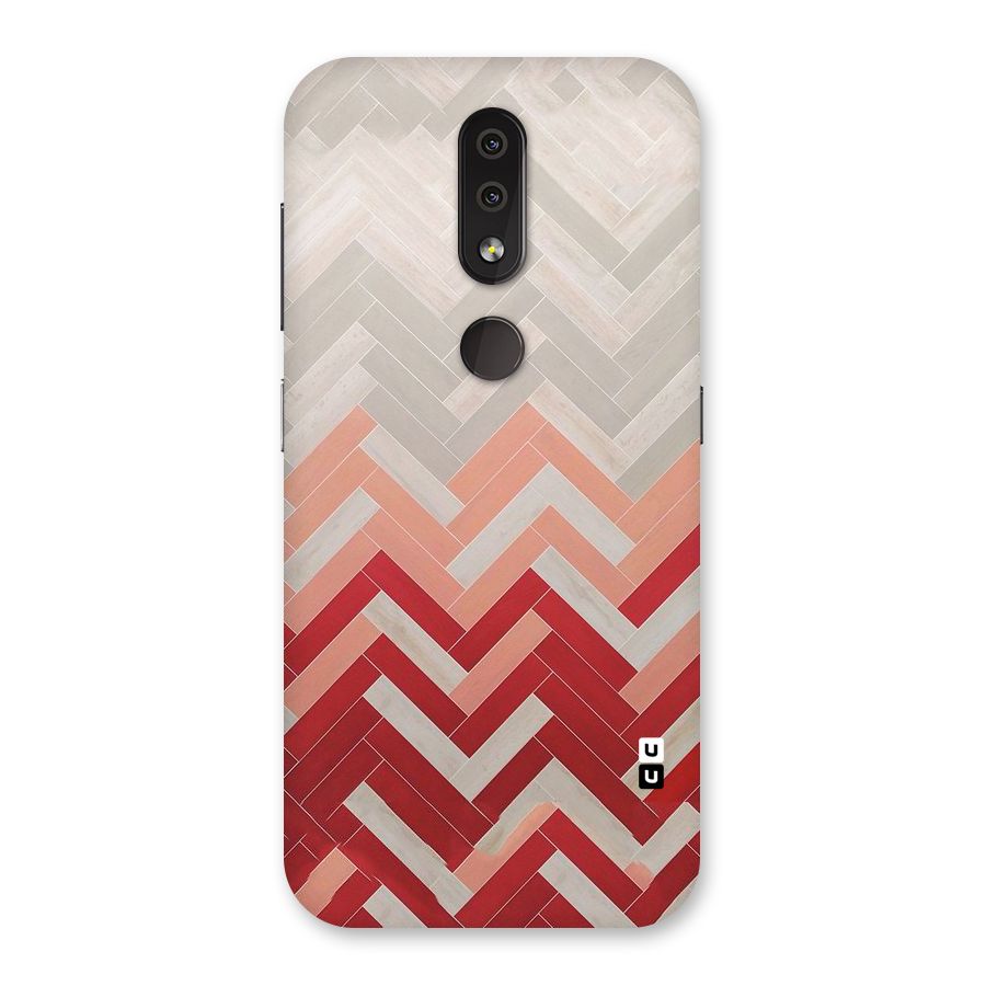 Reds and Greys Back Case for Nokia 4.2