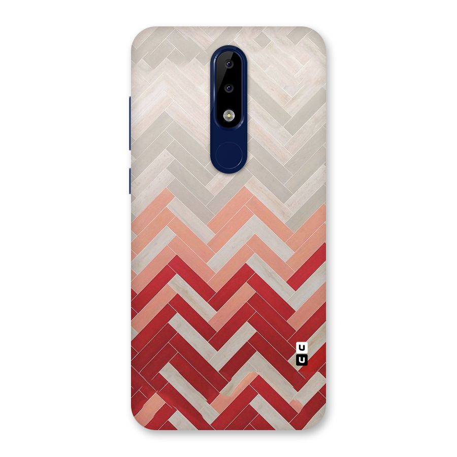 Reds and Greys Back Case for Nokia 5.1 Plus
