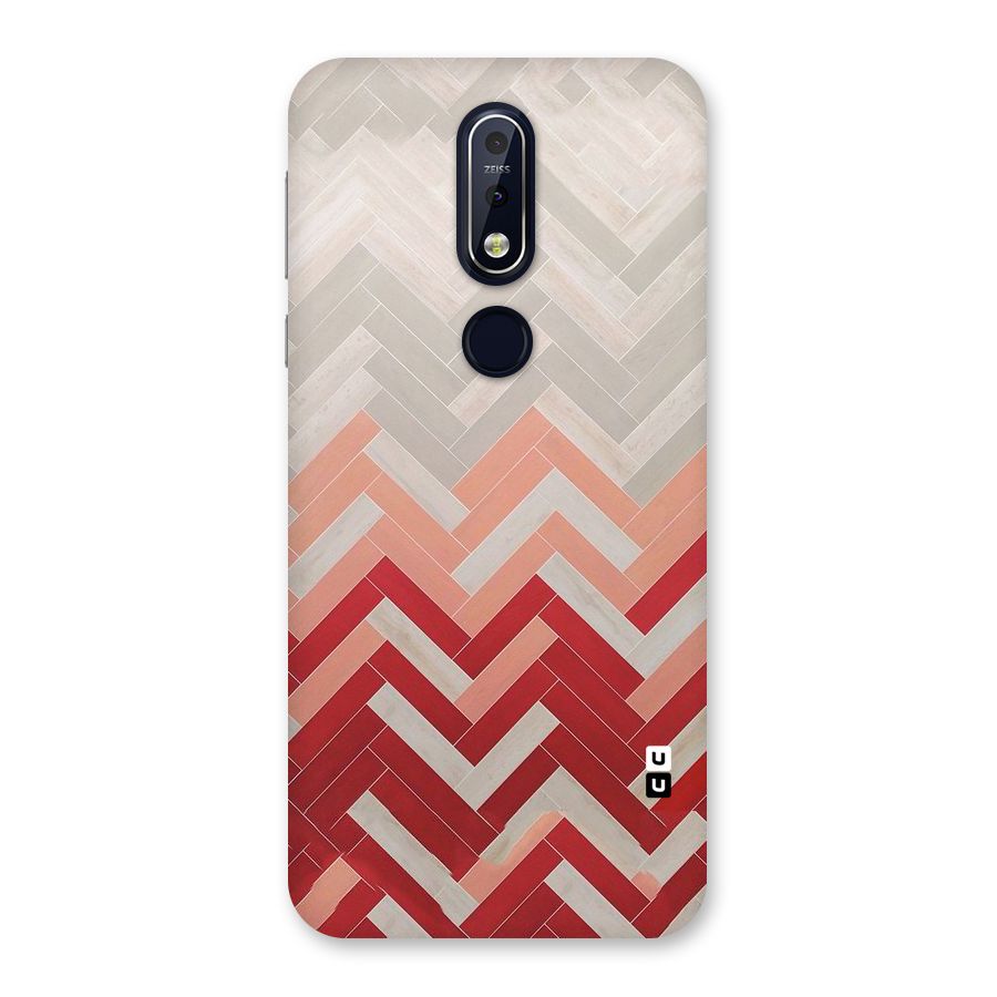 Reds and Greys Back Case for Nokia 7.1