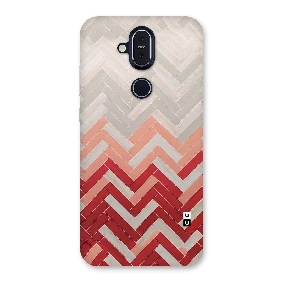 Reds and Greys Back Case for Nokia 8.1