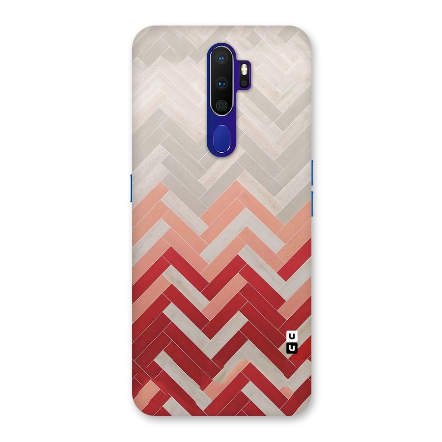 Reds and Greys Back Case for Oppo A9 (2020)