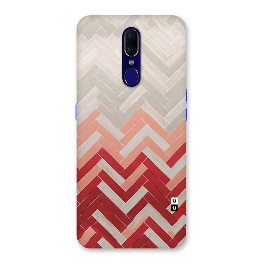 Reds and Greys Back Case for Oppo F11