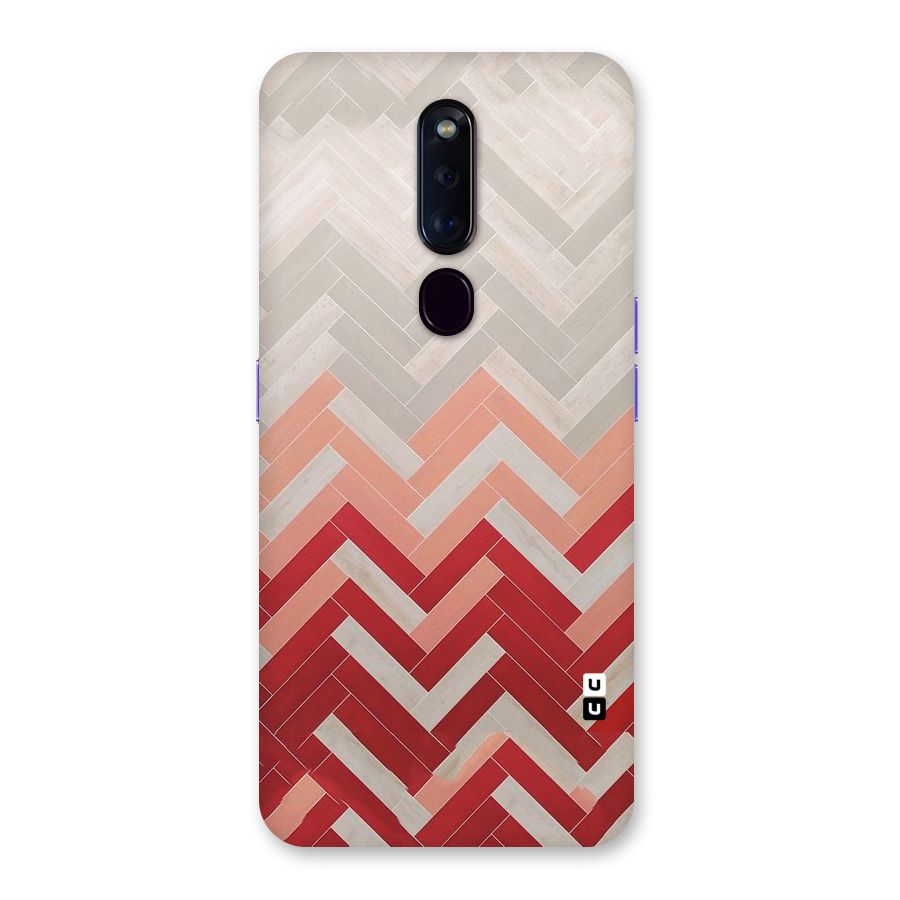 Reds and Greys Back Case for Oppo F11 Pro
