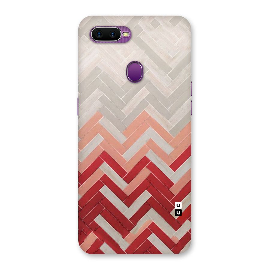 Reds and Greys Back Case for Oppo F9