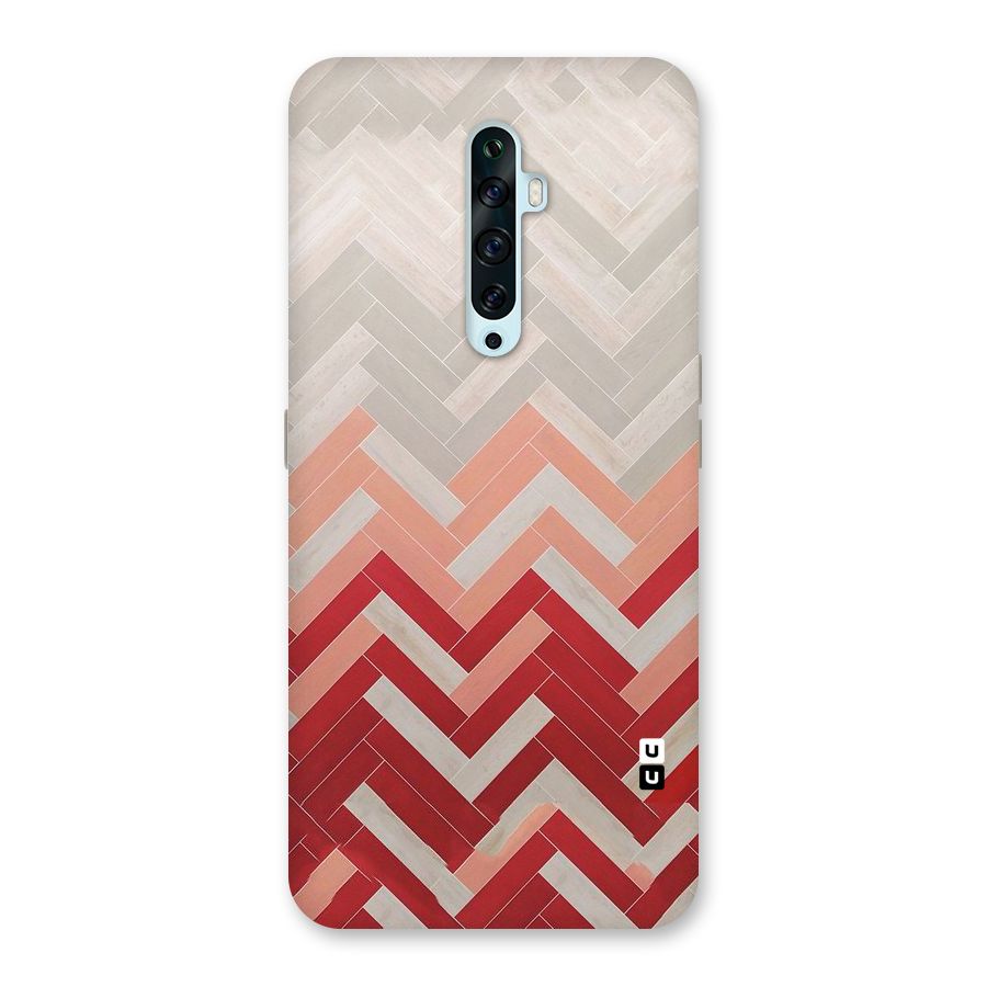 Reds and Greys Back Case for Oppo Reno2 Z