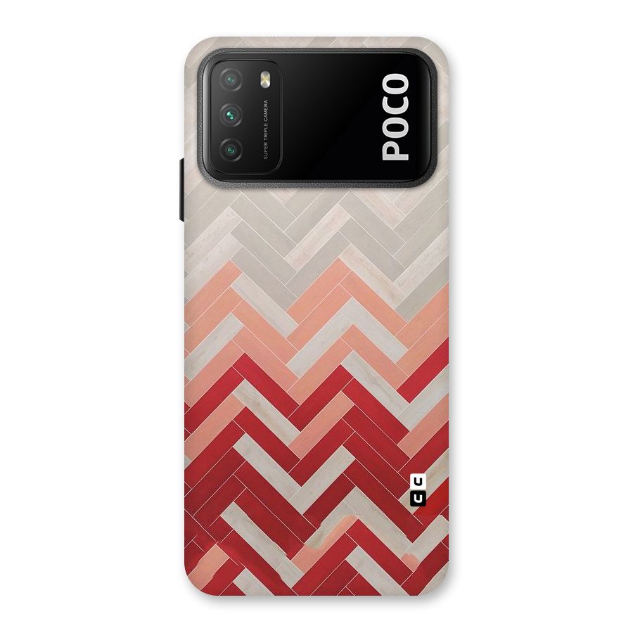Reds and Greys Back Case for Poco M3