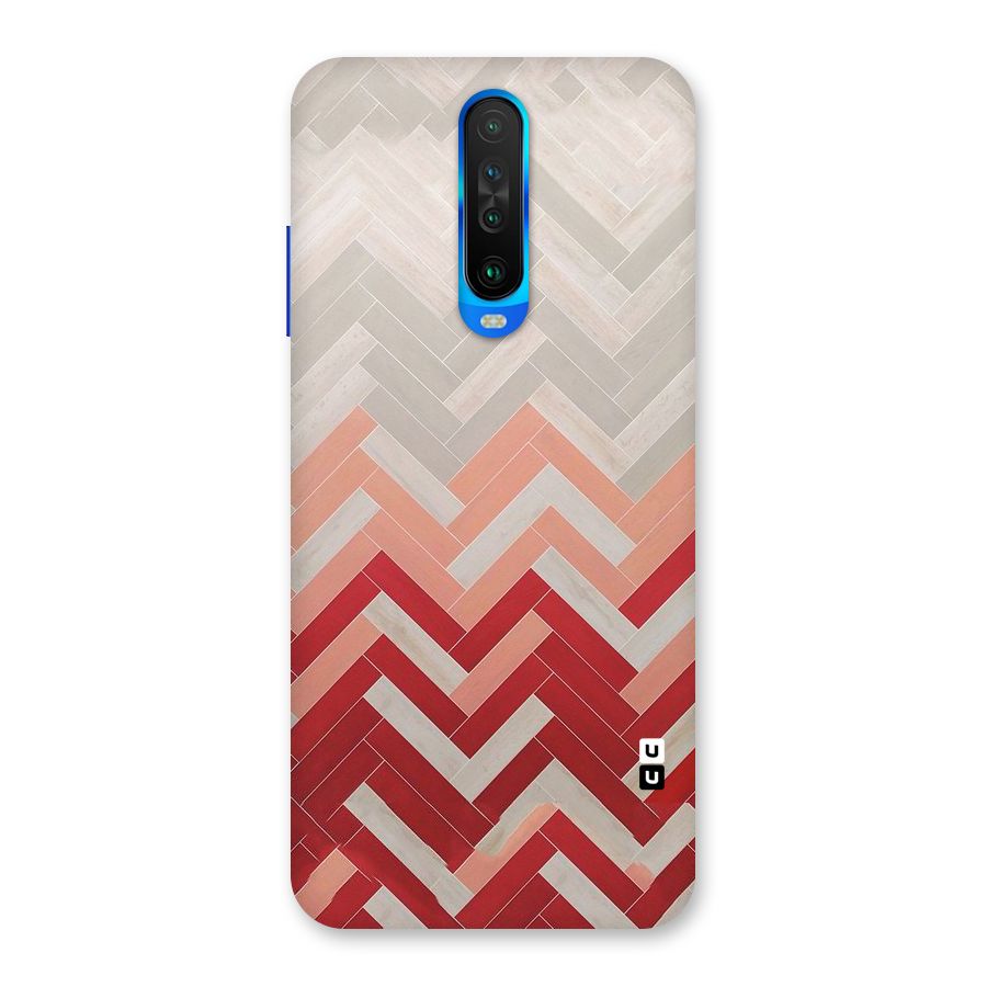 Reds and Greys Back Case for Poco X2