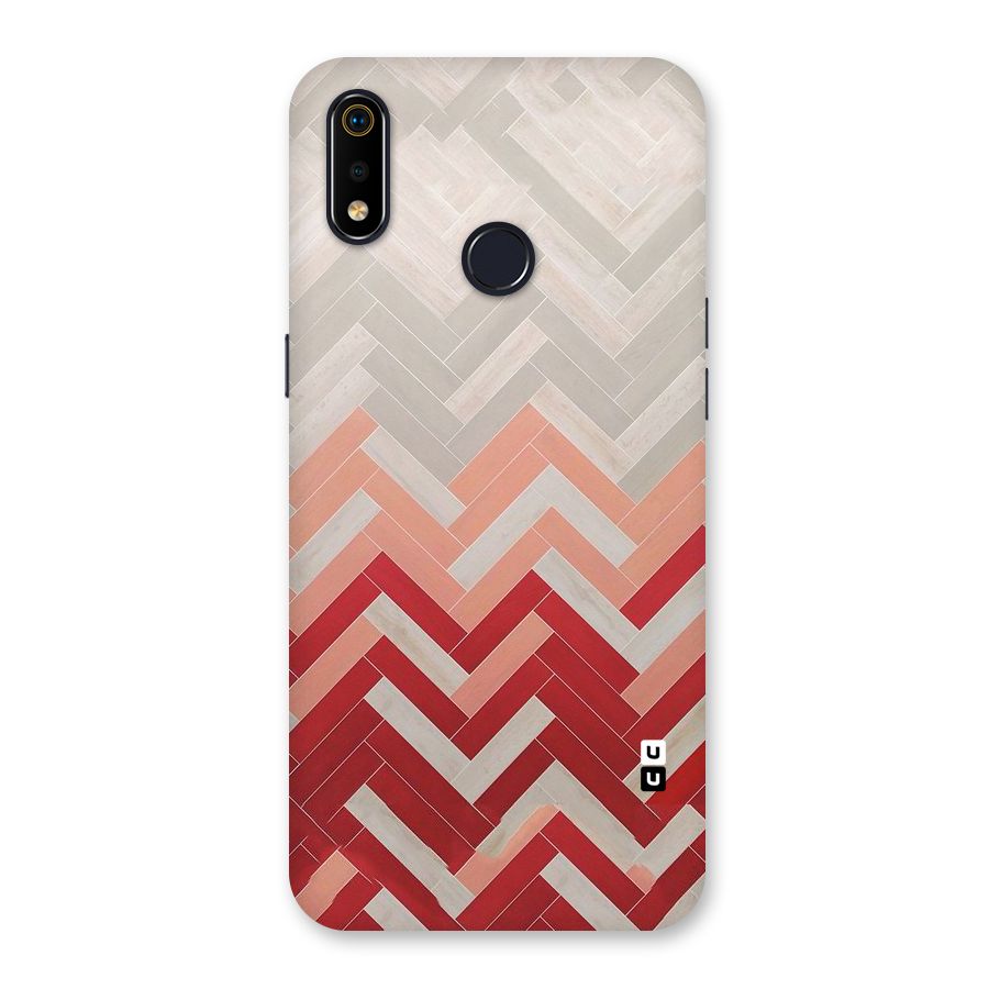 Reds and Greys Back Case for Realme 3i