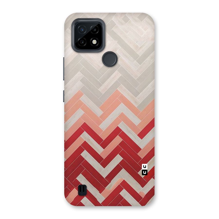 Reds and Greys Back Case for Realme C21